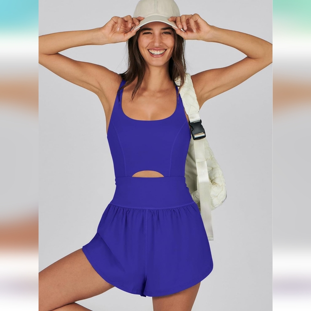 Women's Blue Jumpsuit